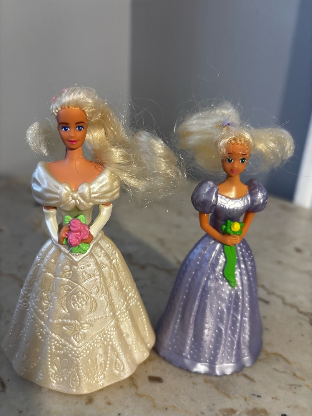 Barbie McDonald's Mini Princess Doll Set - White, Purple, Pink, Gold - Picture 6 of 6